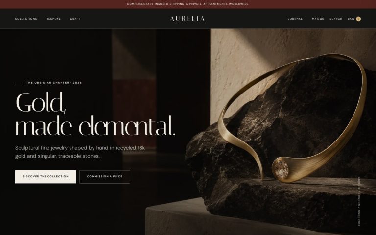 Aurelia Fine Jewelry theme preview