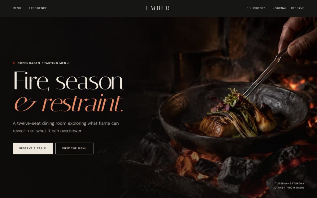 Ember theme preview
