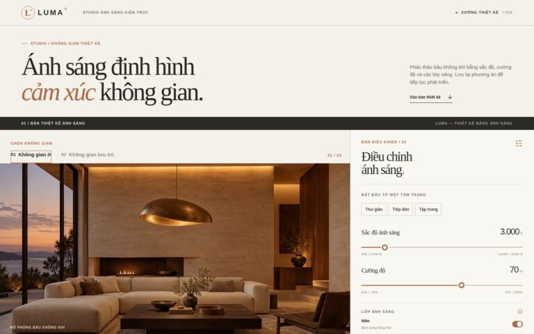 Luma theme preview
