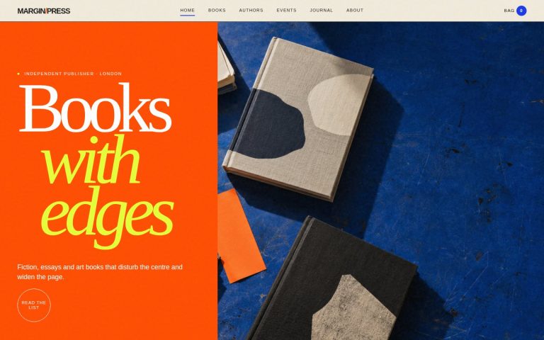 Margin Press theme preview