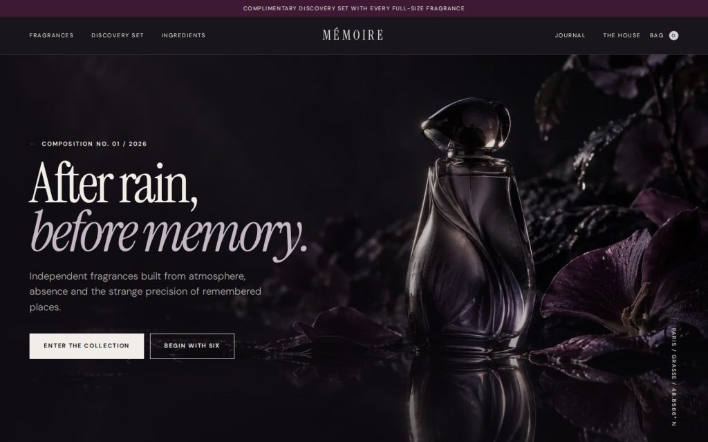 Mémoire theme preview