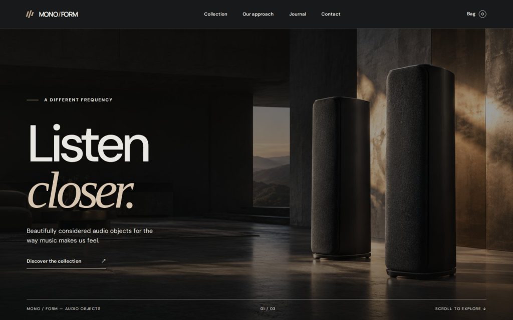 Mono / Form theme preview