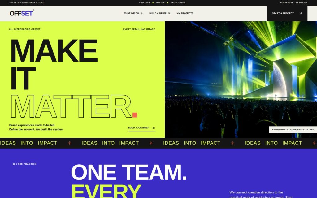 Offset Events theme preview